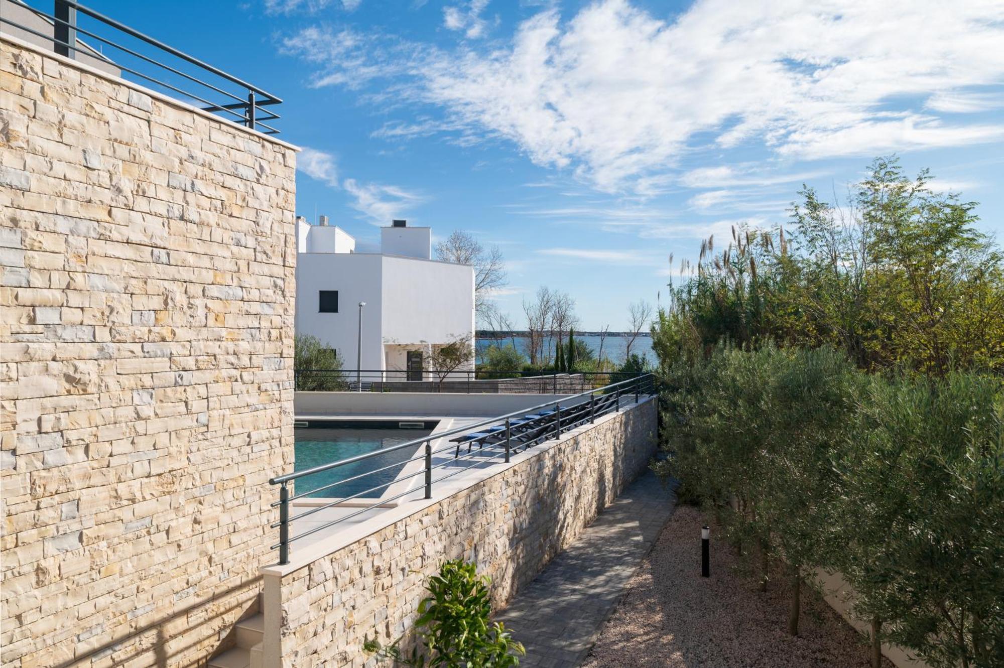 Villa Roca With Heated Pool And Sauna Privlaka  Luaran gambar