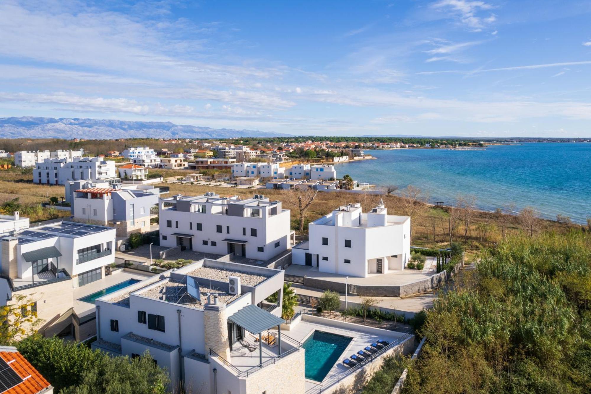 Villa Roca With Heated Pool And Sauna Privlaka  Luaran gambar