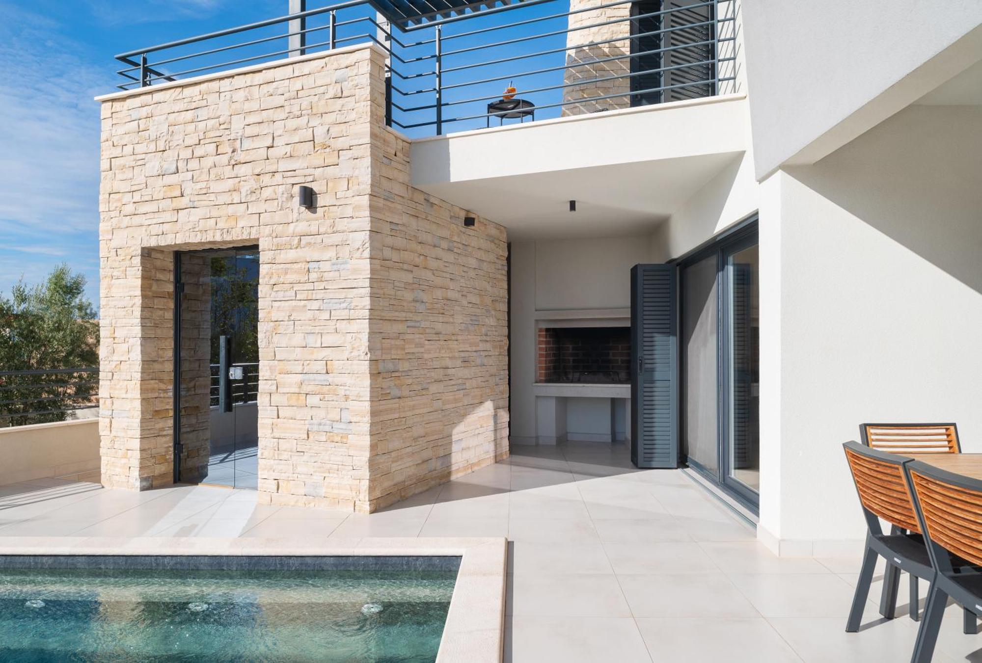 Villa Roca With Heated Pool And Sauna Privlaka  Luaran gambar