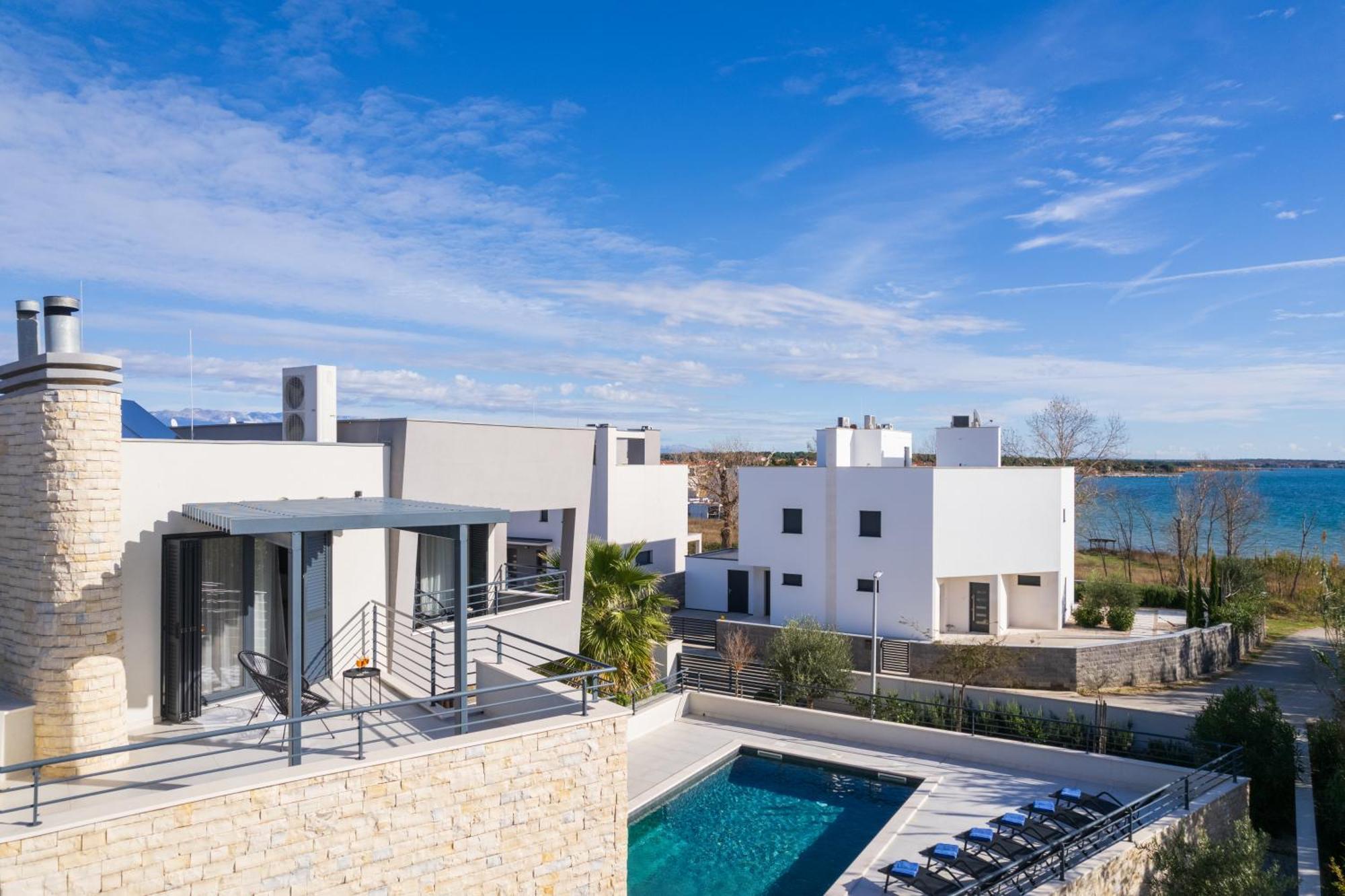 Villa Roca With Heated Pool And Sauna Privlaka  Luaran gambar
